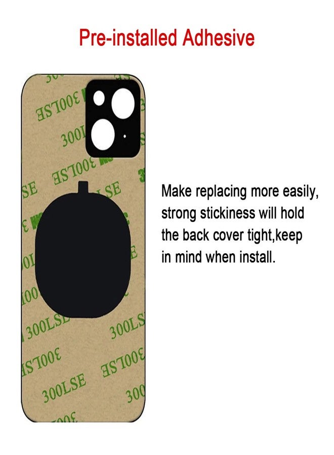 Perzework OEM Rear Back Glass Replacement (Pink) Compatible with iPhone 13 6.1 inches All Carriers with Pre-Installed Adhesive and Repairing Tool Kits - Image 4